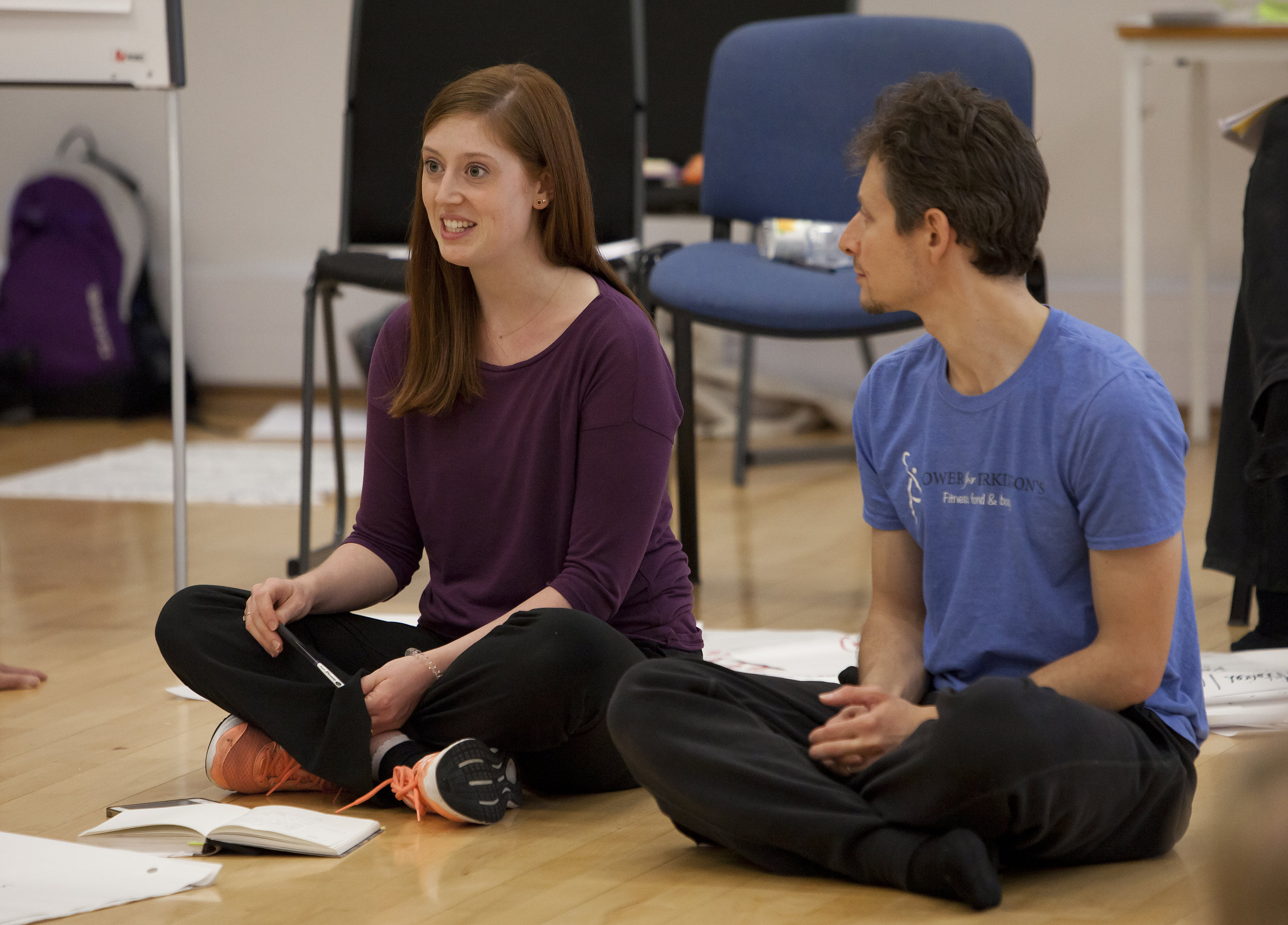 Introduction to Dance for Parkinson's CPD workshop with David Leventhal at People Dancing Summer School 206, photography by Rachel Cherry